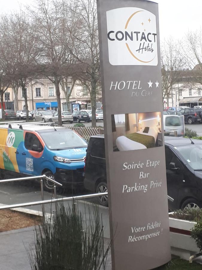 Contact Hôtel du Cerf Château-Gontier Exterior foto